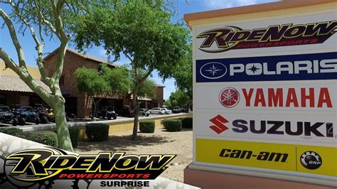 We also offer parts, service, and financing in Maricopa County, including Phoenix, El Mirage. . Ridenow powersports surprise
